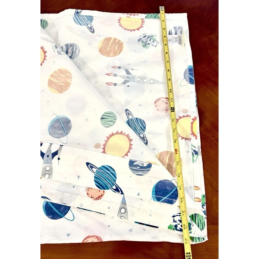 Pottery Barn Kids Solar System Flat Sheet Queen